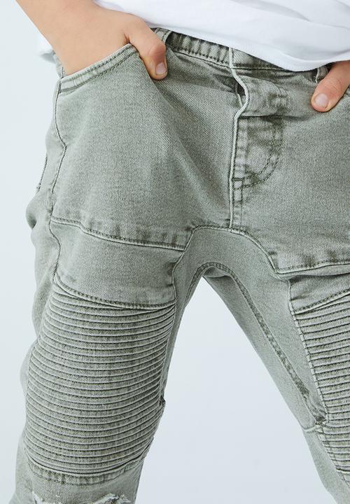 Cotton On - Skinny fit moto jean - lorne green