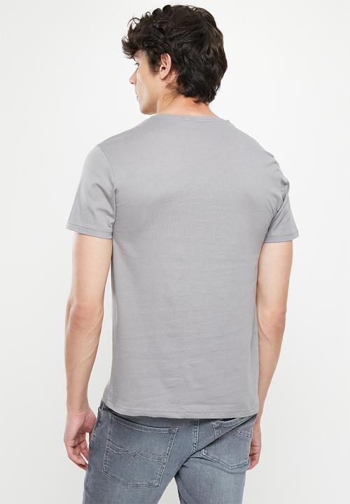 POLO - Men crew neck tee  - grey