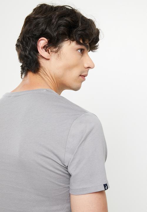 POLO - Men crew neck tee  - grey