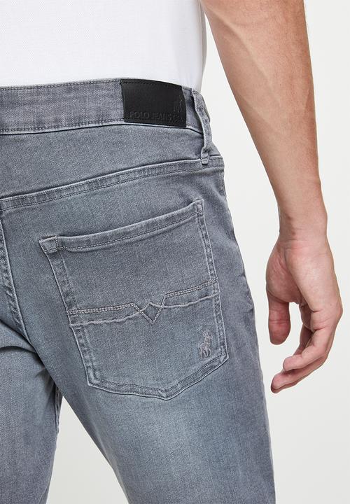 POLO - Men pjc kingston slim leg denim - light grey