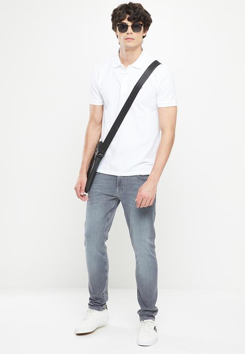 POLO - Men pjc kingston slim leg denim - light grey