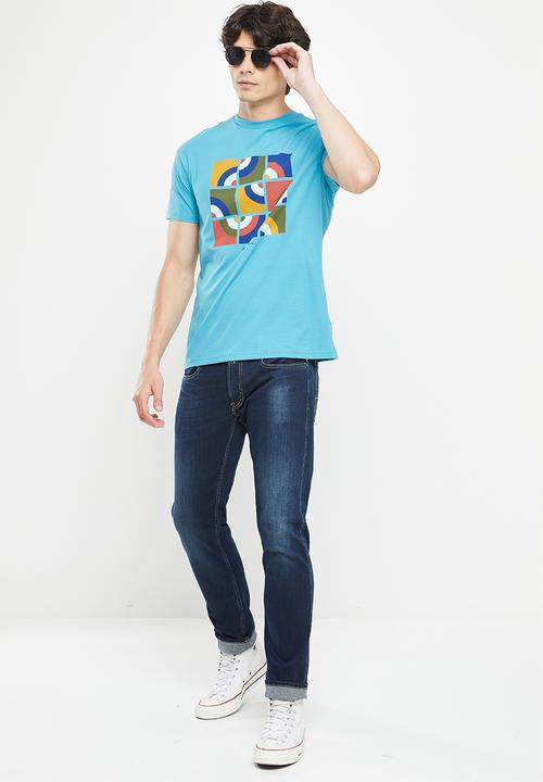 Ben Sherman - Jumble target tee shirt - blue