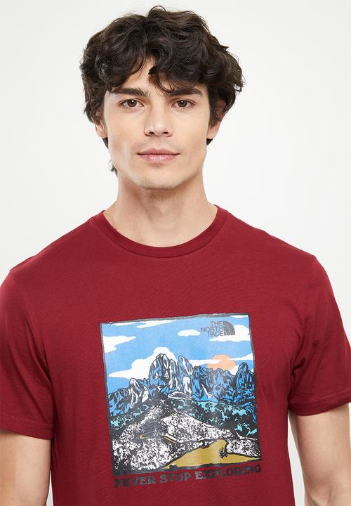 The North Face - M short sleeve graphic tee - cordovan