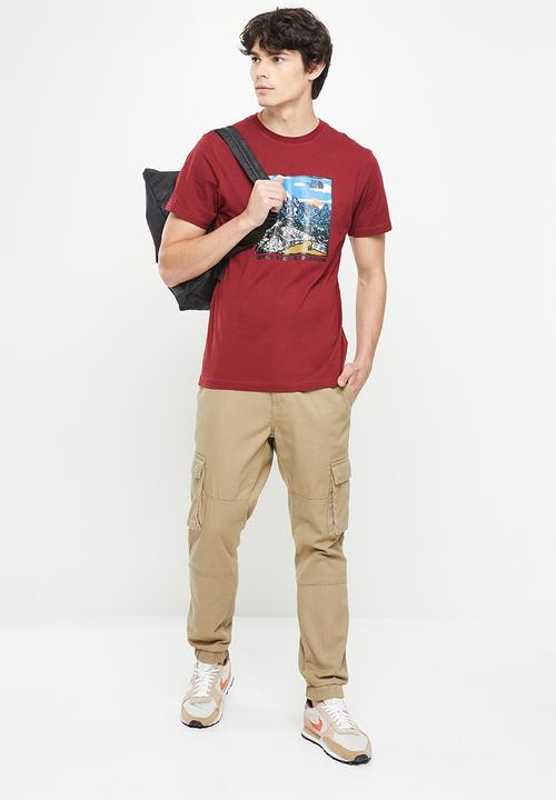 The North Face - M short sleeve graphic tee - cordovan
