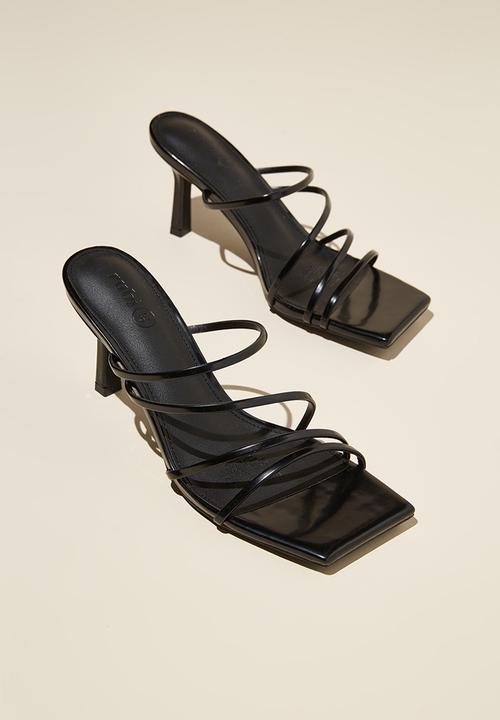 Cotton On - Dylan strappy mule - black box pu