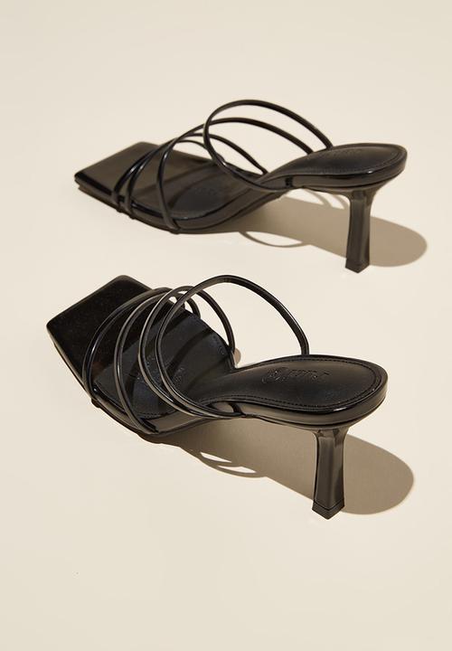 Cotton On - Dylan strappy mule - black box pu