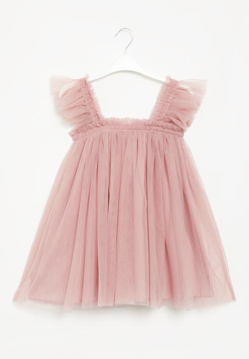 Pop Candy - Girls mesh dress - mauve