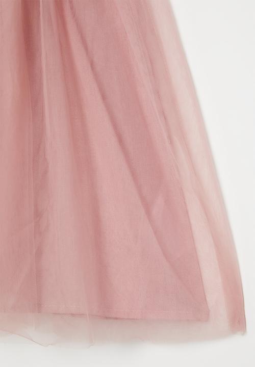 Pop Candy - Girls mesh dress - mauve
