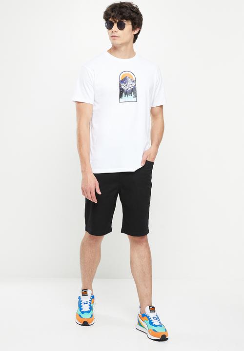 Element - Cascade short sleeve tee - optic white