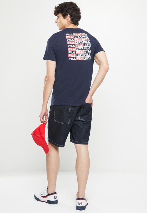 FILA - Reed T-shirt - peacoat