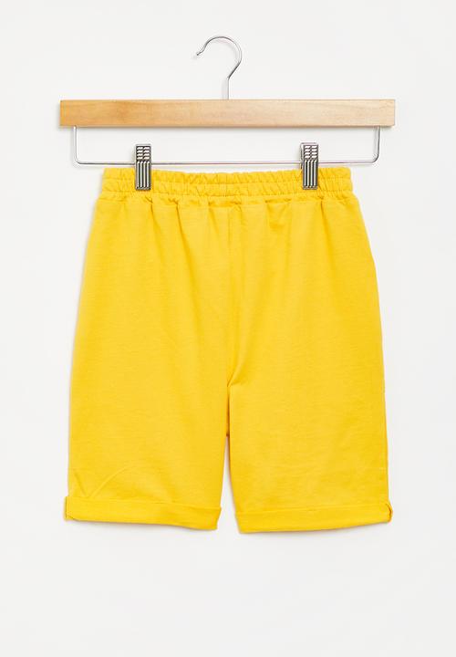 Pop Candy - Printed shorts - yellow