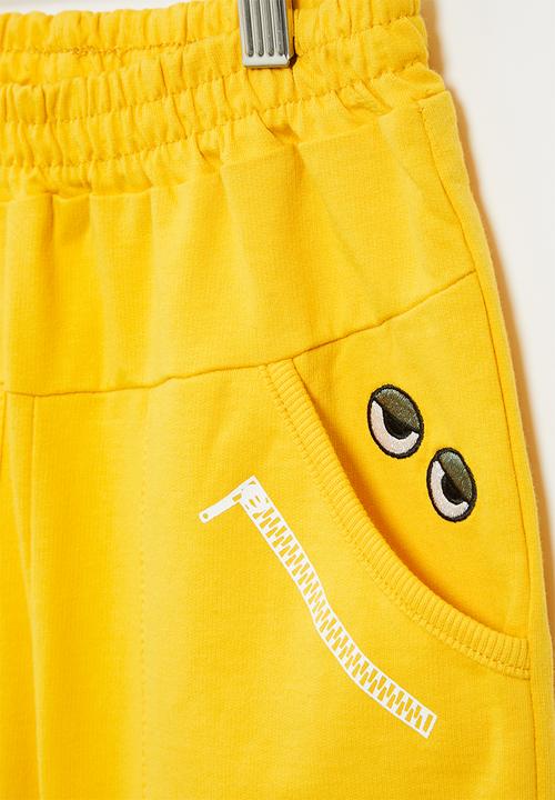 Pop Candy - Printed shorts - yellow