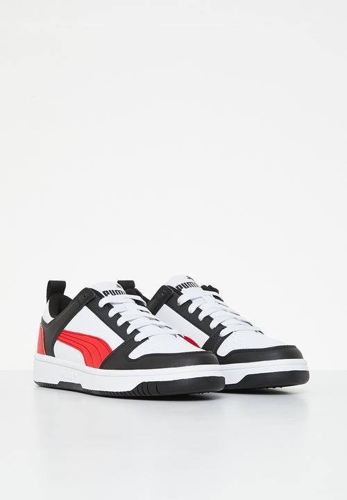 PUMA - Puma rebound layup - puma white/high risk red/puma black
