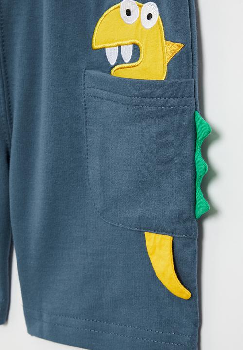 Pop Candy - Dino short - blue