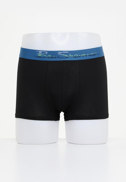Ben Sherman - Ledger 3 pack trunks - black