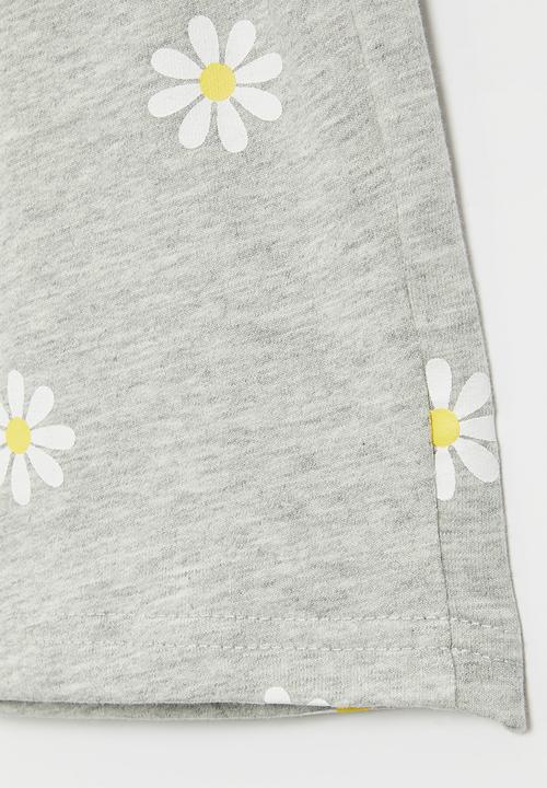 Pop Candy - Flower shorts - grey