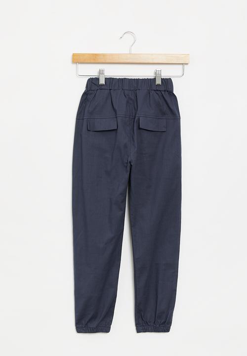 Pop Candy - Boys cuff pants - navy