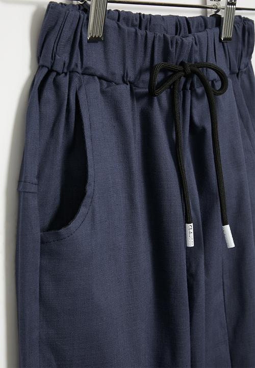 Pop Candy - Boys cuff pants - navy