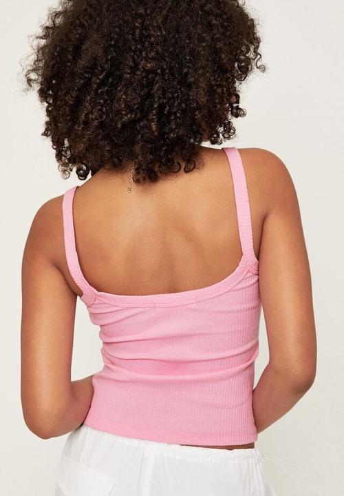Supré  - Riri scoop neck tank - bubblegum