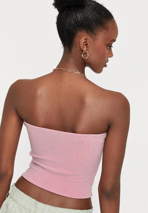 Supré  - Lacey tube top - pink whip