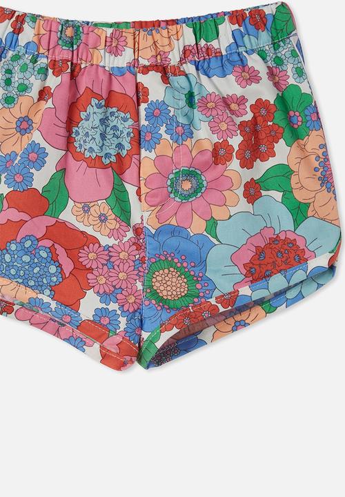 Cotton On - Juno short - vanilla & lexie floral