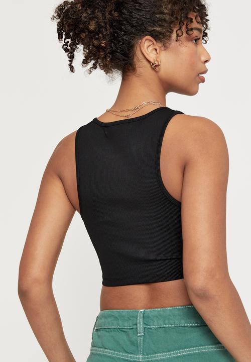 Supré  - Lisa dipped hem cami - black