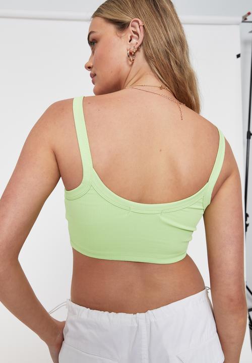 Supré  - Lulu ultra crop tank - lime pop
