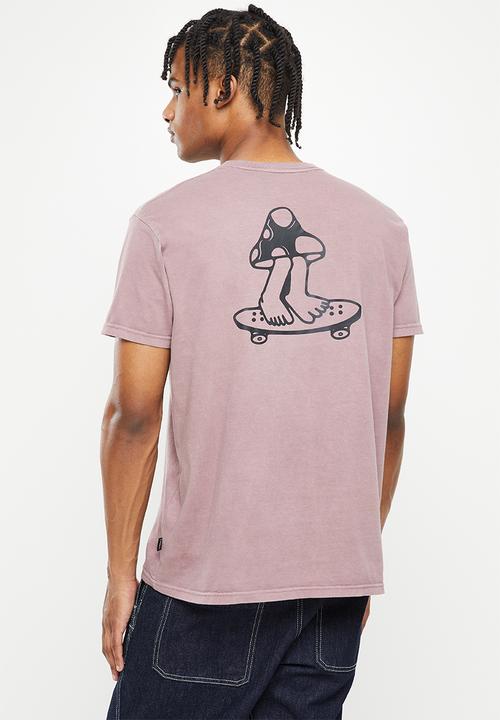 Element - Mushroom skate short sleeve tee - elderberry