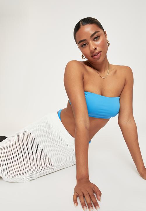 Supré  - Luxe gathered bandeau - baja blue