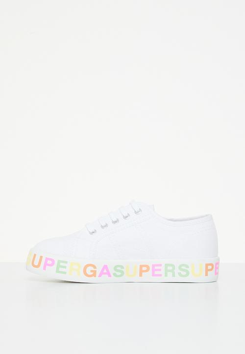 SUPERGA - 2730 kids lettering - ag7 white candy