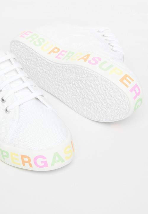 SUPERGA - 2730 kids lettering - ag7 white candy