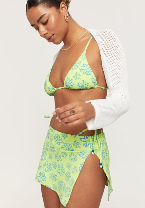 Supré  - Luxe swim skirt - paloma lime