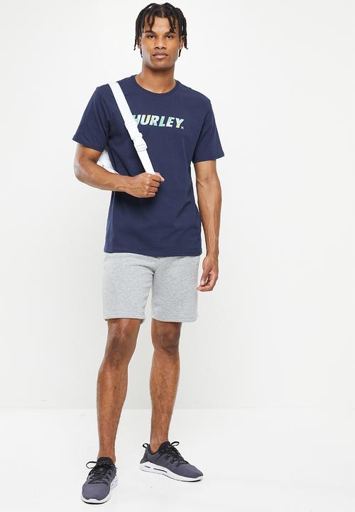 Hurley - Fastlane print t-shirt - obsidian