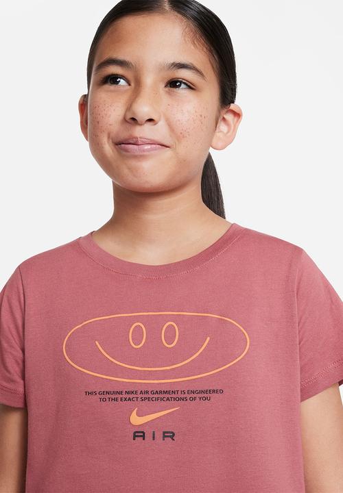 Nike - G nsw tee crop air - canyon rust
