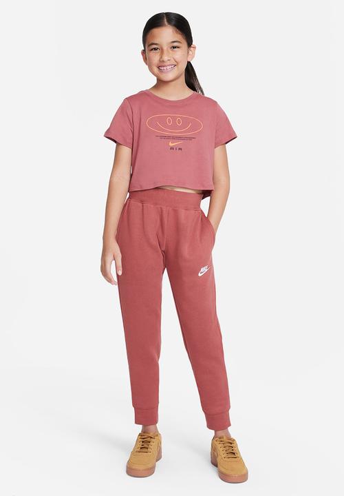 Nike - G nsw tee crop air - canyon rust