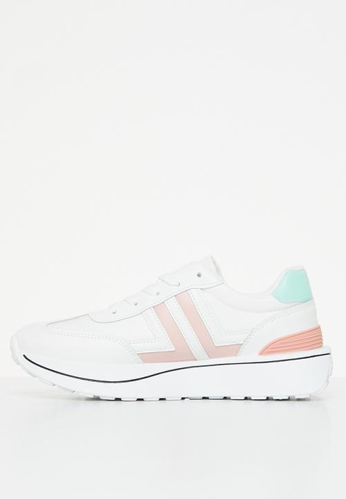 Pierre Cardin - Martinique 1 sneaker - white & pink