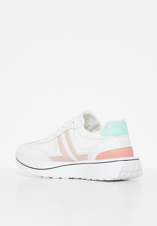 Pierre Cardin - Martinique 1 sneaker - white & pink