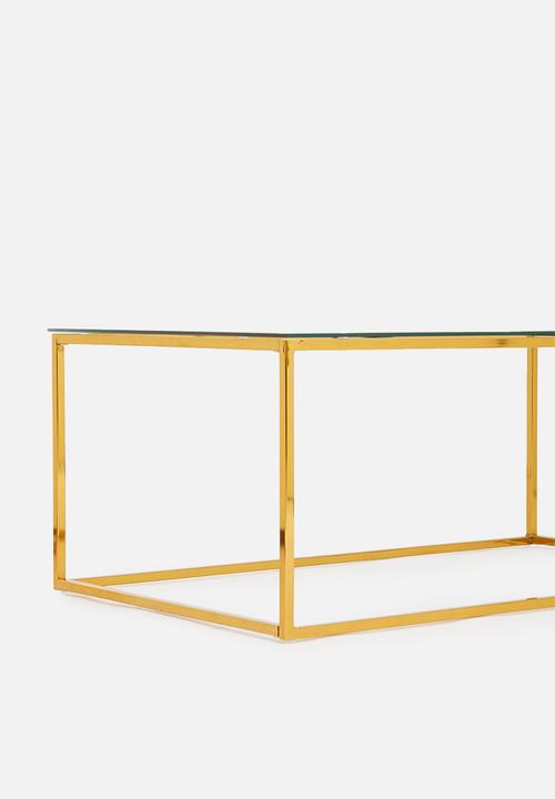 Sixth Floor - Cilla coffee table - gold