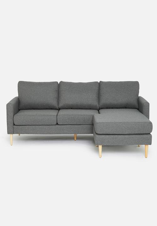 Sixth Floor - Soma interchangeable corner unit - charcoal