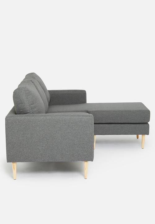 Sixth Floor - Soma interchangeable corner unit - charcoal