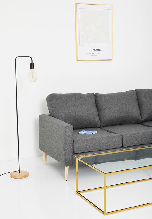Sixth Floor - Simple floor lamp - black