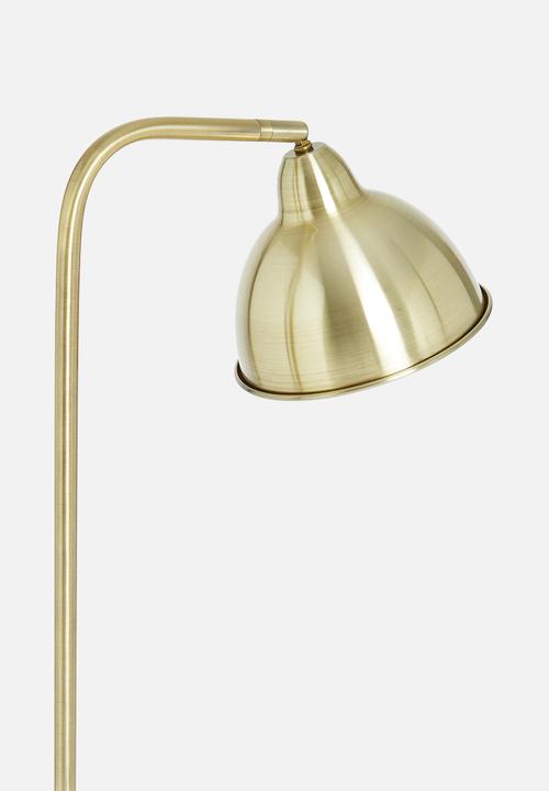 Sixth Floor - Molly floor lamp - brass