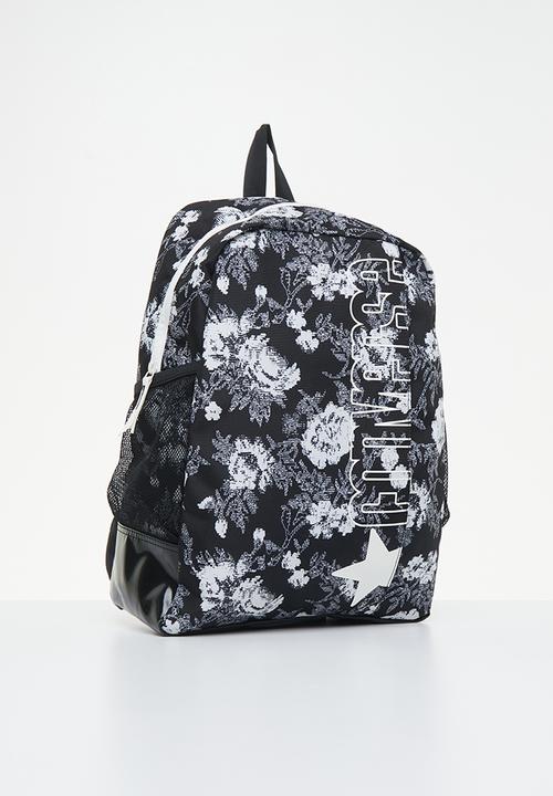 Converse - Speed 2 backpack print - black & egret floral
