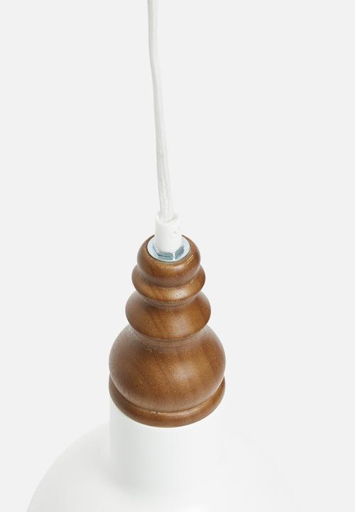 Sixth Floor - Bistro pendant - white