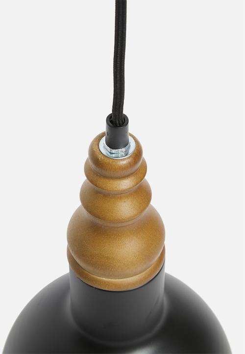 Sixth Floor - Bistro pendant - black