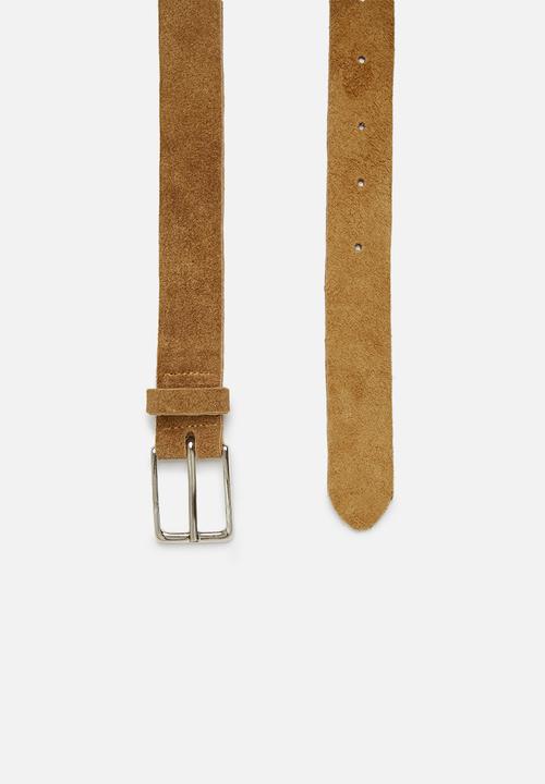 Superbalist - Moro suede belt - brown