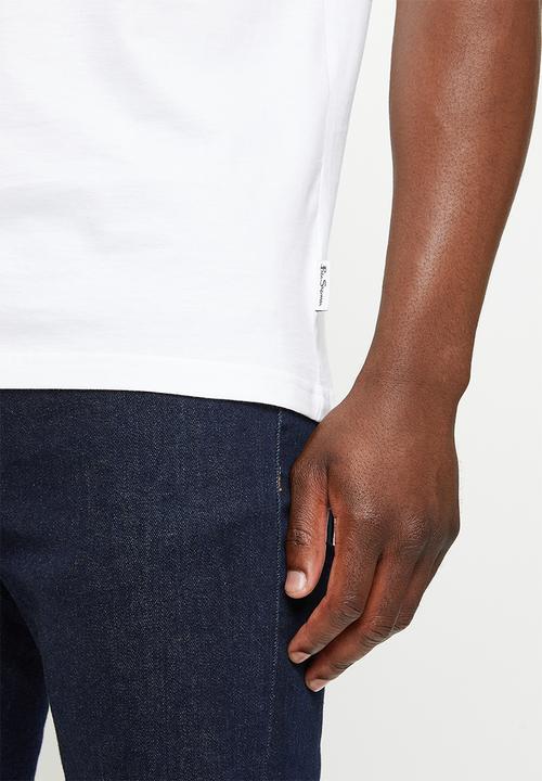 Ben Sherman - Jumble target tee shirt - white