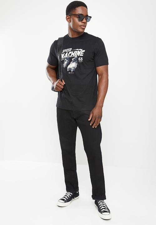 Ben Sherman - Speed machine tee shirt - black
