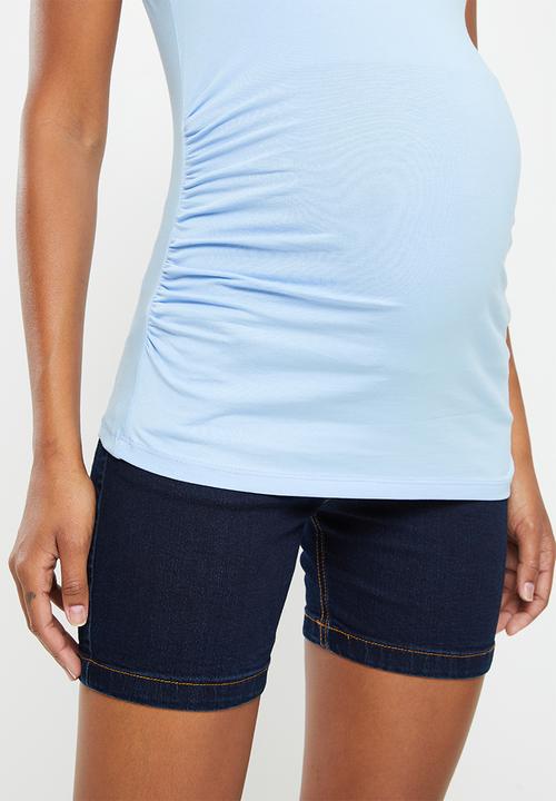 Superbalist - Maternity fitted high neck tank - light blue
