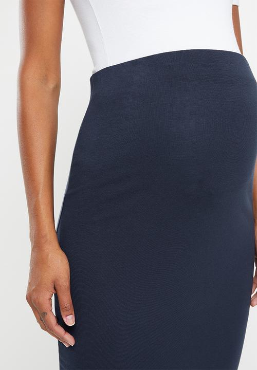 Superbalist - Maternity column slit skirt - navy